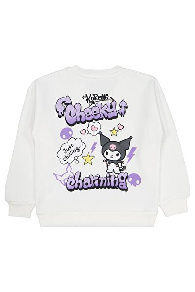 kuromi 6-9 Yaş Sweatshirt - Ekru 8-9 Yaş