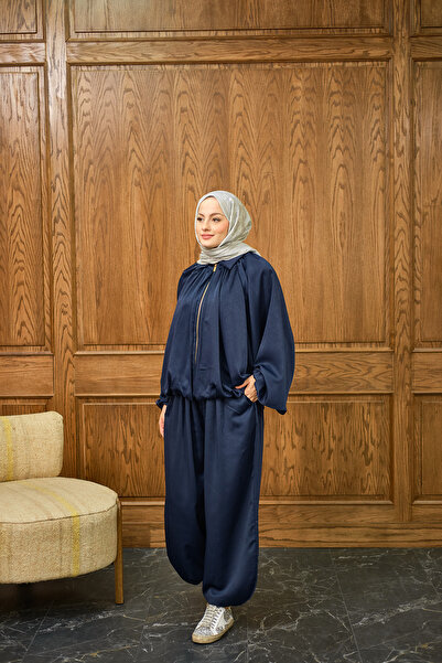 LOCCO Жіночий комплект з потайною блискавкою, синій