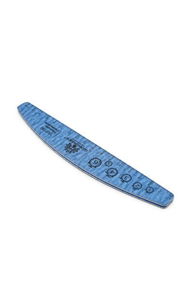 global fashion Λίμα νυχιών με χάρακα, 150/150, μπλε