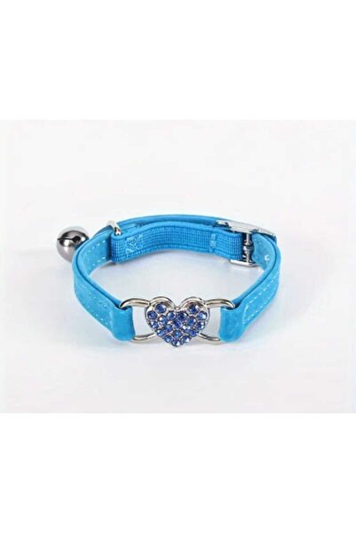 PawDeLuxe Heart-Shaped Cat Collar - Adjustable Apricot - 28 cm