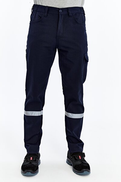 Uniprom Работни панталони Зима Базов модел 2 Тъмносин 5 джоба