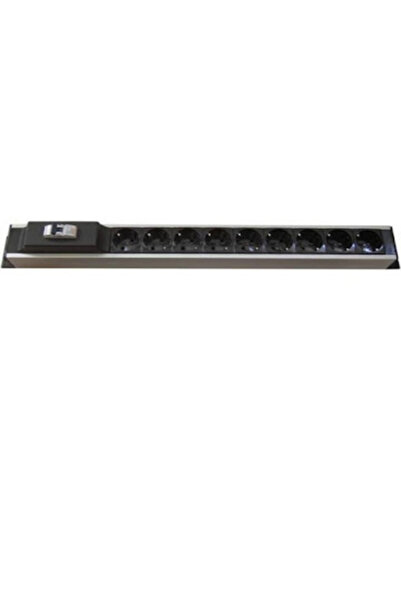 TEM 9-Outlet 3-Meter 1X16 Aluminum Group Socket with Fuse