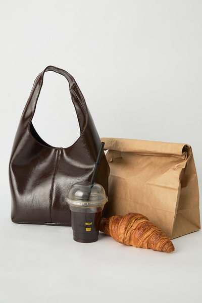 Manuka Eve Bag Purse Brown Coffee