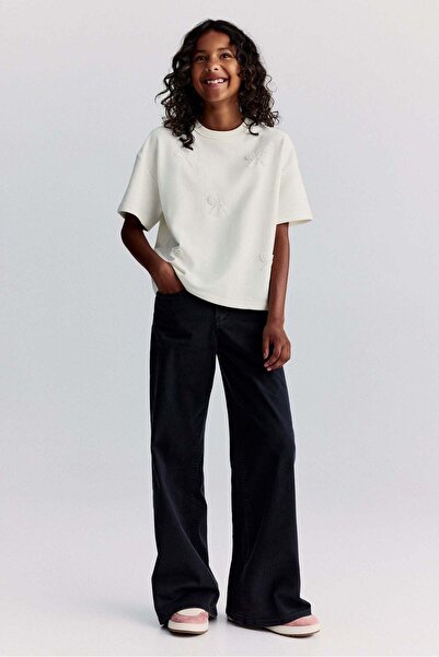 H&M Loose-fit motif-detail T-shirt