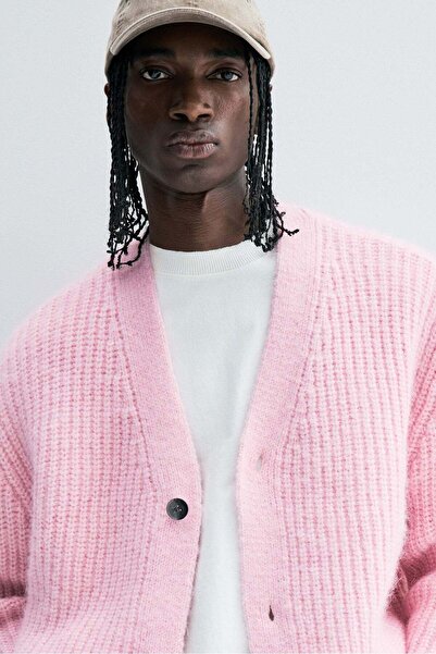 H&M Loose Fit Rib-knit cardigan