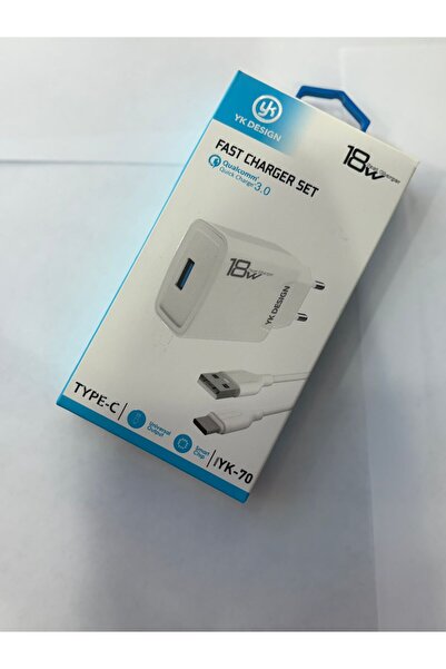 YK Design Yk desing 18 W Hızlı Şarj Aleti Type-c set