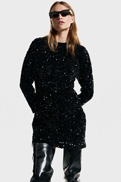 H&M Sequined mini dress