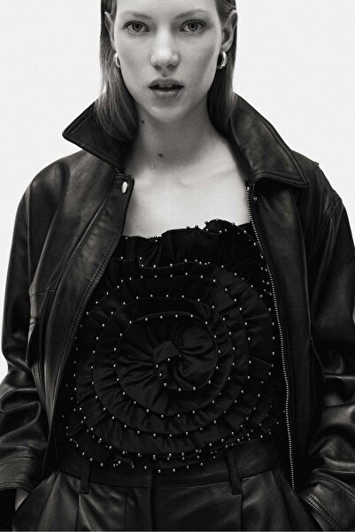 H&M Embellished strappy top