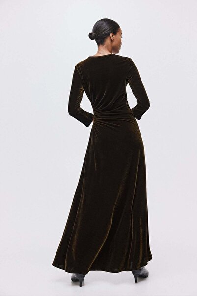 H&M Draped cut-out dress