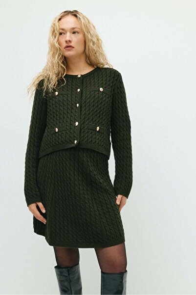 H&M MAMA 2-piece cable-knit set