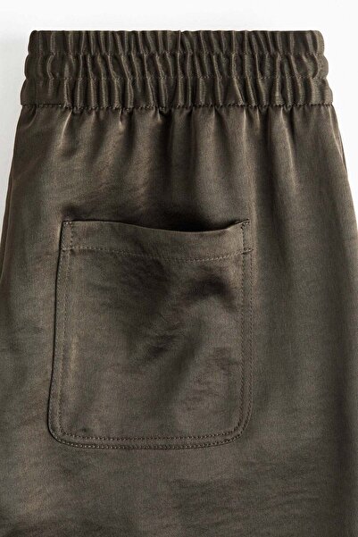 H&M Flared satin trousers