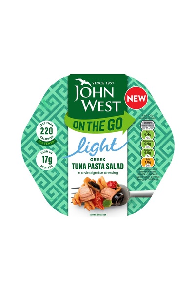 JOHN WEST John West Greek style light tuna snack, 220g