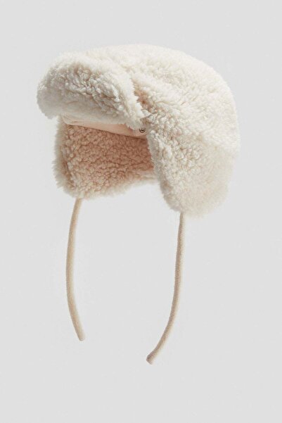 H&M Lined teddy trapper hat