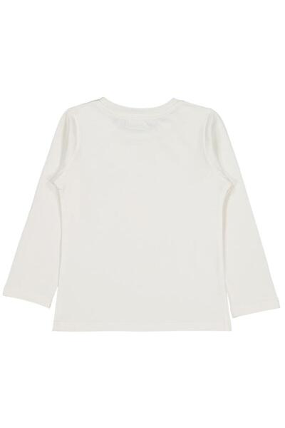 Civil Girls Party Night Printed 2-5 Years Old Sweatshirt - Ecru 3-4 Years Old