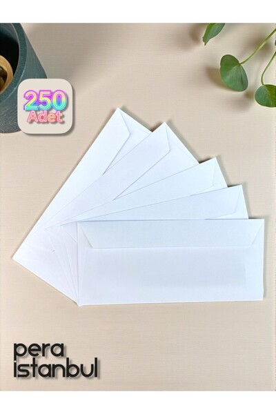 Pera İstanbul 250 قطعة من بطاقات الدعوة البيضاء الفاخرة من دبلوماسي، محفظة بخ...