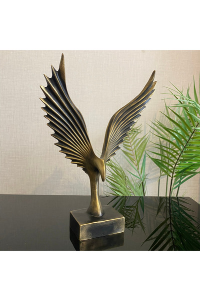 SZN DEKOR Soyut Anka Kuşu Figürü | Modern Masa Dekoru | Şık Heykel