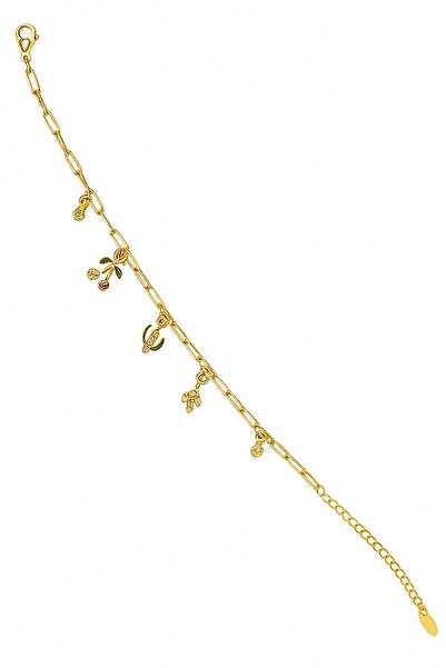 New Obsessions Luck Charms Dangle Gold Bracelet