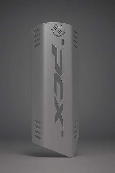 YÜKSELEN Honda PCX 125/150 Egzoz Koruma Demiri (GRİ - RAL9006)