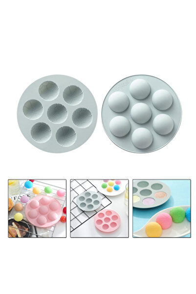 Eminonutoptanci Silicone Sports Themed Basketball and Football Ball Chocolate and Jelly Mold 7 Pack