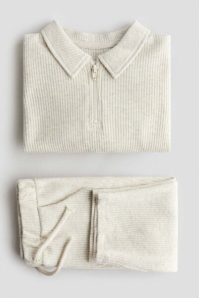 H&M 2-piece ribbed cotton set