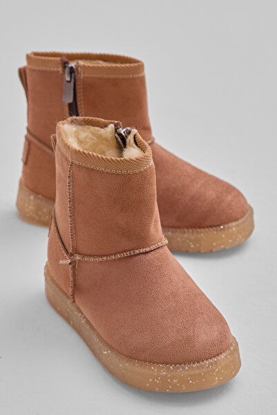 Tonny Black Детски къси ботуши с подплата от велур и термоподметка Taba