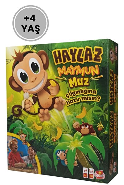 Sole Haylaz Maymun Muz Çılgınlığı - Fırlayan Maymun Refleks ve Denge Oyunu