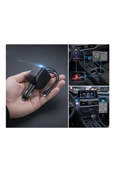 Space type-c ve usb kablolu çakmaklıklı mp3 player