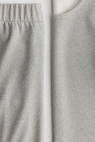 H&M 2-piece glittery set