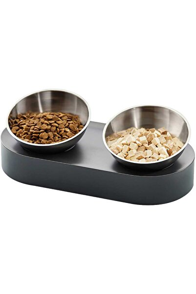 Elindor ® Set de boluri înalte antiderapante din oțel inoxidabil pentru câini...