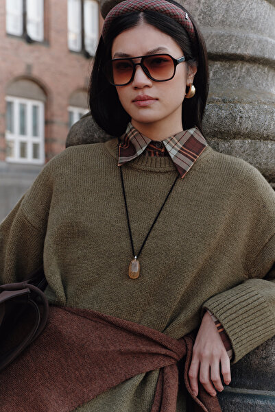 Manuka Chunky Oversized Sweater Dark Green