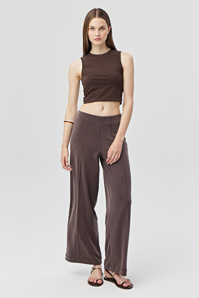 PAULMARK Γυναικείο παντελόνι με μαλακή υφή με λεπτομέρεια ραφής