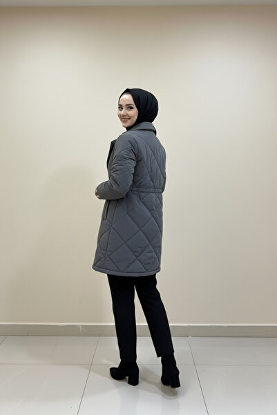 Safgiyim44 Premium Jacket with Stamp Detail Gray