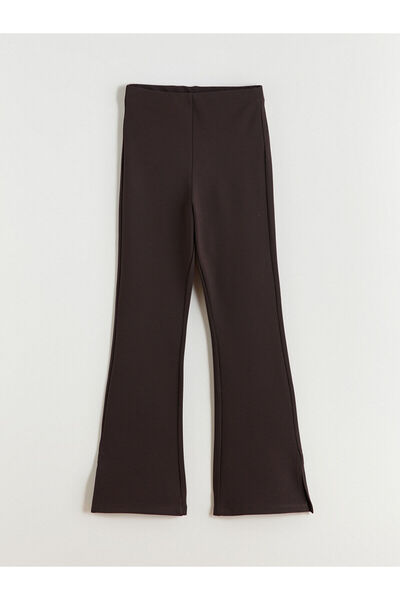 LC Waikiki Wide Leg Women's Trousers with Elastic Waist