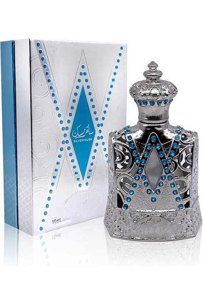 Afnan Silver Musk Concentrated Attar Oil - 15 ml