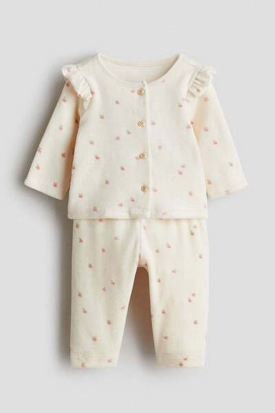 H&M 2-piece velour set