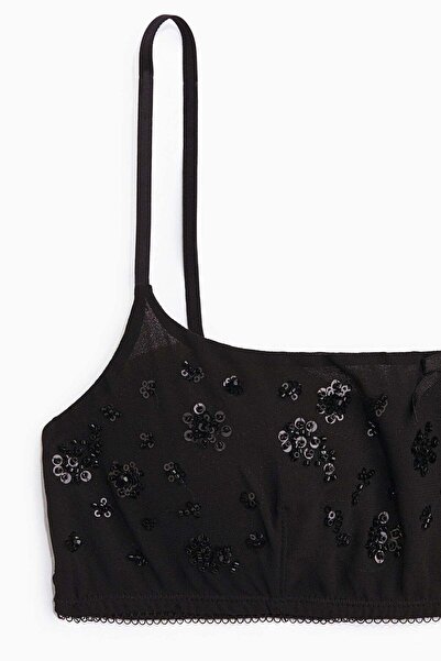 H&M Sequined soft bra