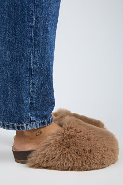 Manijero Gaye Women's Plush Flat Mink Slippers