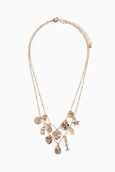 H&M Two-strand pendant necklace