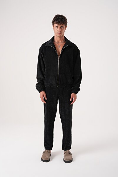 2512 Clothing Relax Fit Buy Elastic Velvet Trousers