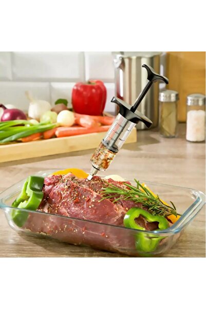 Kinghoff Meat tenderizer and seasoning syringe, 30 ml