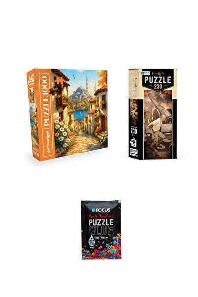 Neverland 1000 PARÇA PUZZLE ESKİ İSTANBUL SOKAĞI VE 230 PARÇA ÇANAKKALE VE PU...