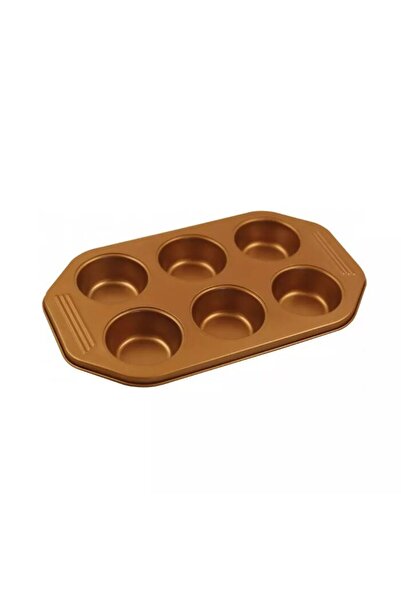 Klausberg Form, baking tray for 6 muffins, 3 x 18 x 30 cm,