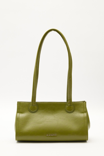 Manuka Sunhee Baget Shoulder Bag Green