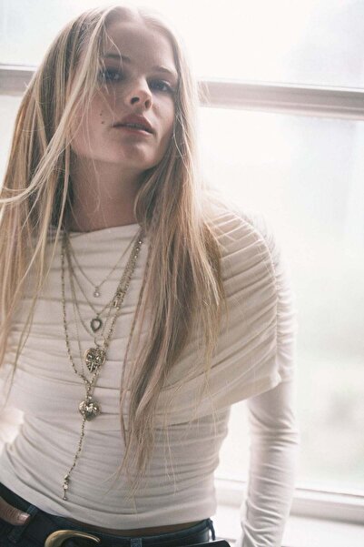 H&M Draped jersey top