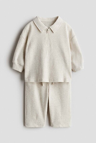 H&M 2-piece ribbed cotton set
