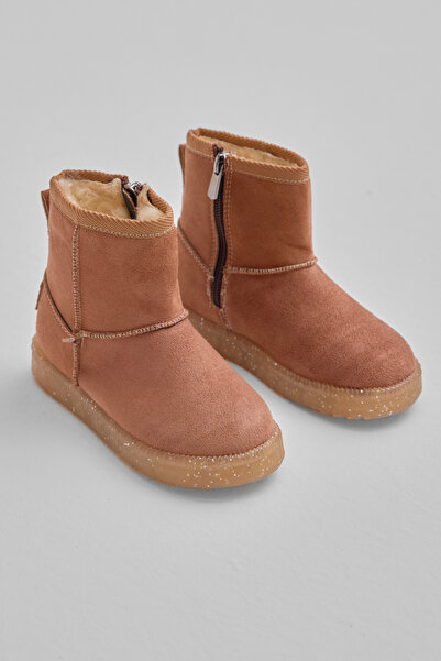 Tonny Black Детски къси ботуши с подплата от велур и термоподметка Taba