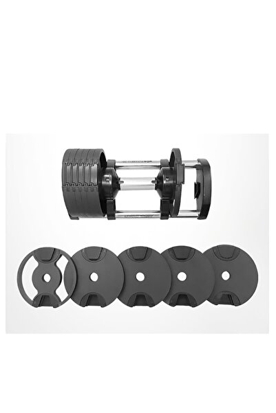 ZOCO BODY FIT Dumbbell set, Zoco Body Fit® YLK007, total weight 64 kg, Adjustable, Steel, Black