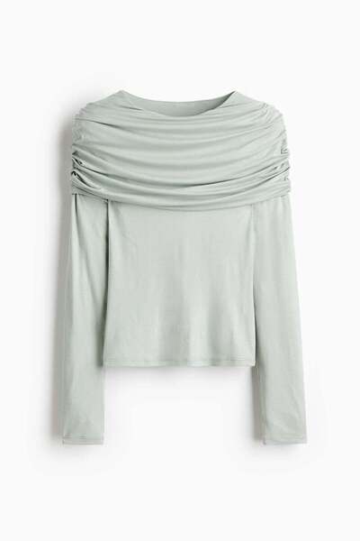 H&M Draped jersey top