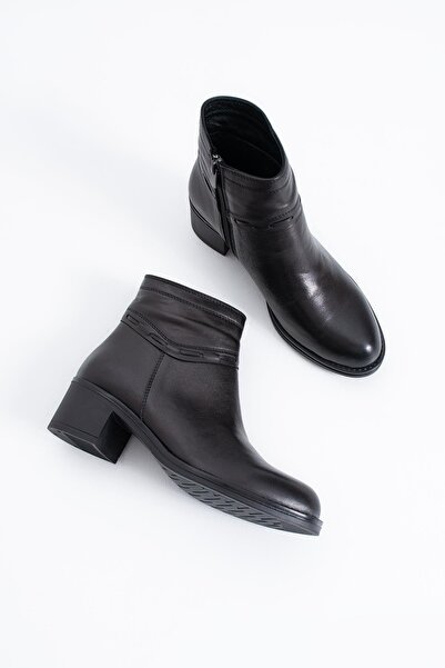 Moda Pie Odamo Konç Geçme cu vipușcă Ghete de damă din piele naturală piele neagră