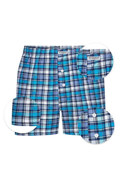 Henderson Men's Boxer Shorts Underpants Loose Relaxed Fit 100% Cotton Basic Casual Underwear | Classic